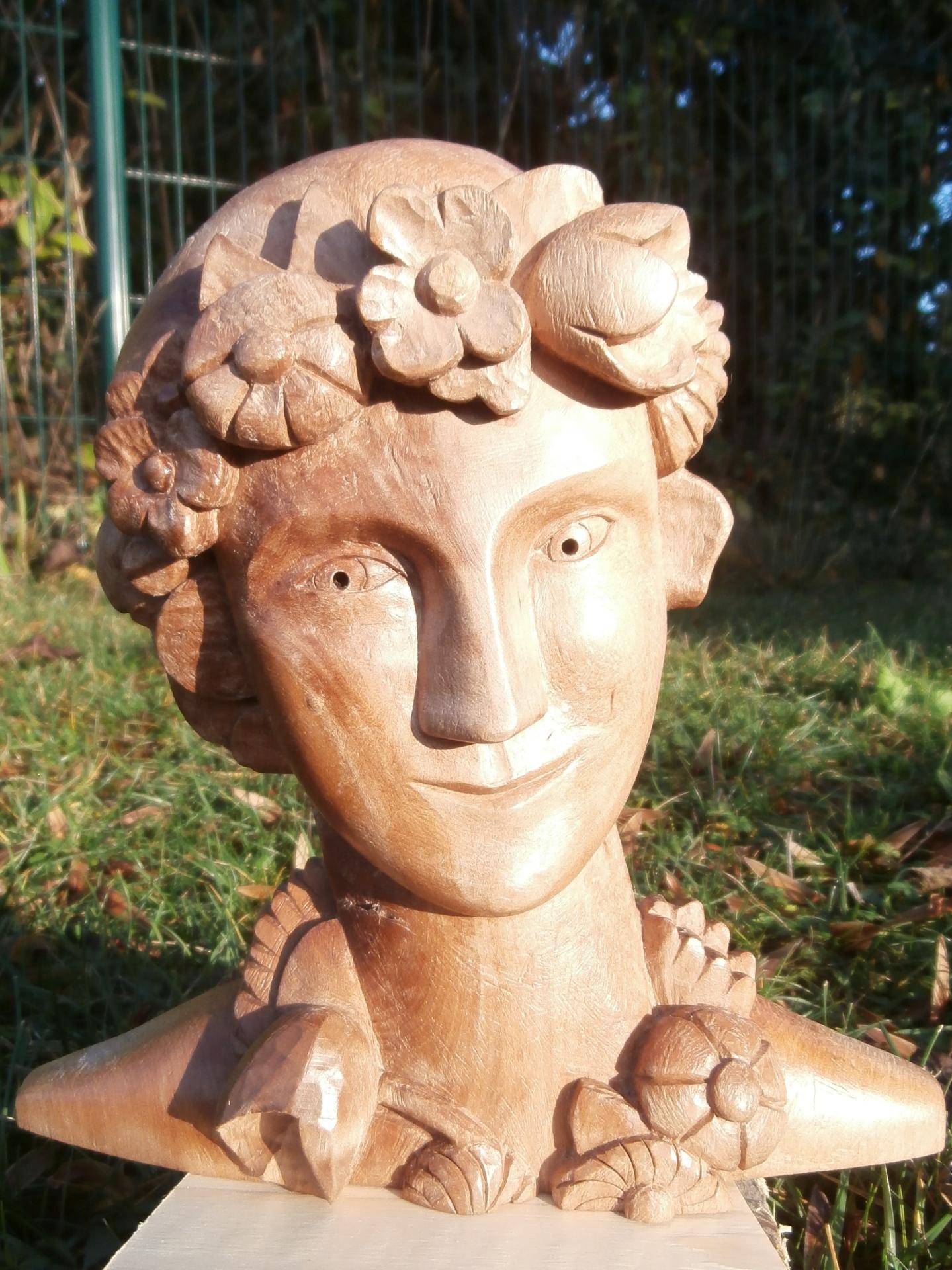 Interprétation - Marinot Femme au Collier de Fleurs